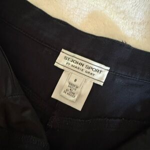 St. John Sport Black denim slacks